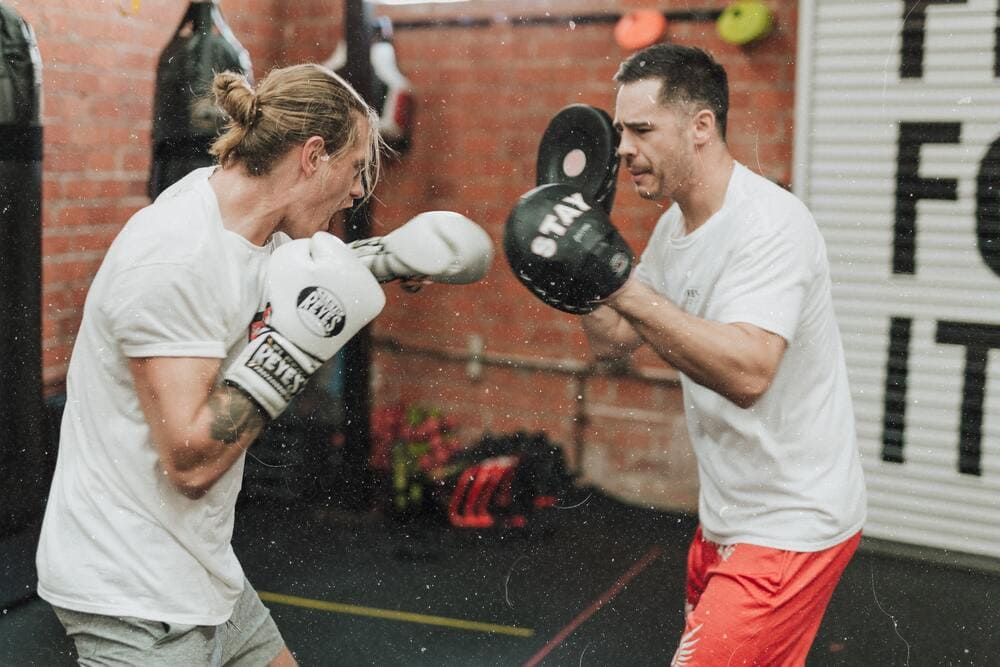 Entraînement vitesse boxe