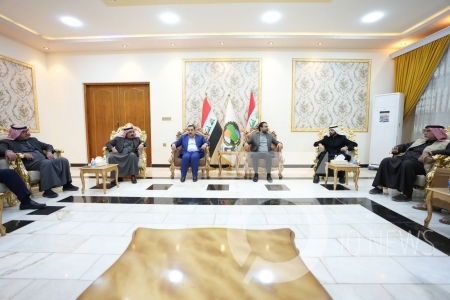 الرمادي: الحلبوسي يرعى المصالحة بين علي حاتم السليمان وأحمد أبو ريشة