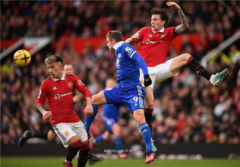 مانشستر يونايتد يسحق ليستر سيتي بثلاثية