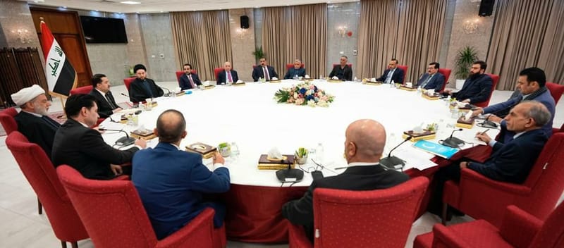 ائتلاف ادارة الدولة يستمع لتقرير الوفد الحكومي الذي زار واشنطن برئاسة وزير الخارجية فؤاد حسين