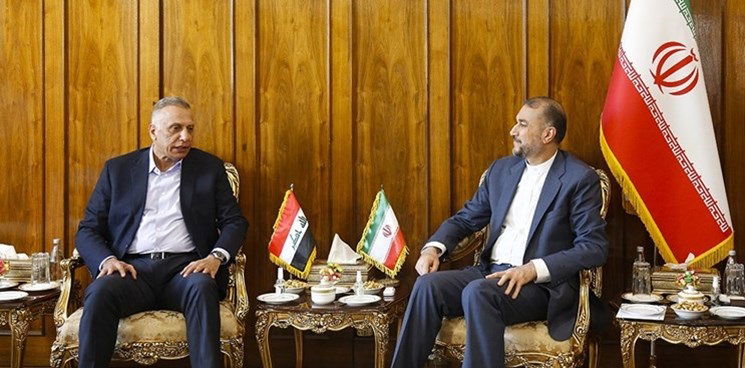 الكاظمي يلتقي عبد اللهيان في طهران