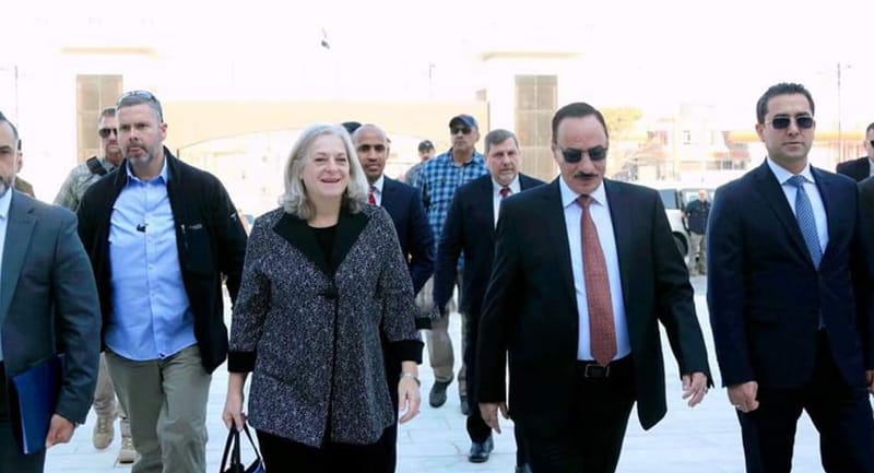 السفيرة الأمريكية من الموصل: نتطلع لـ20 عاماً جديداً من العلاقة مع العراق