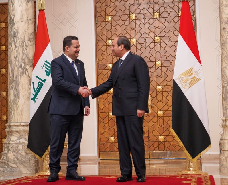 السوداني للسيسي: العراق مستعد للمضي قدماً بإنضاج العمل المشترك مع مصر
