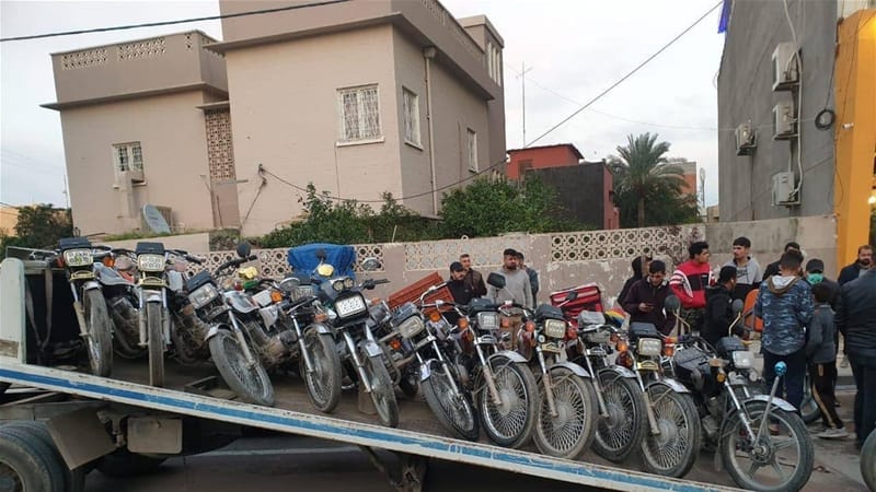 البصرة.. توضيح أمني بشأن حجز الدراجات النارية وتغريم أصحابها مالياً