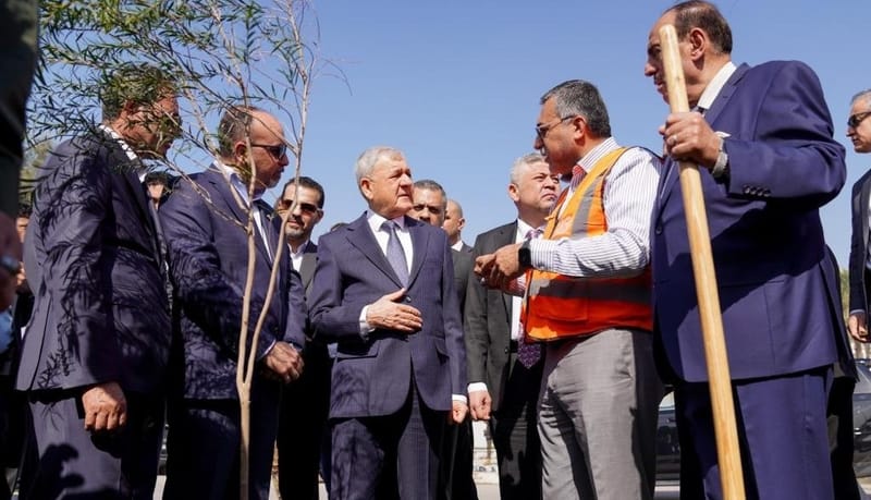 رئيس الجمهورية يعلن إطلاق حملة "تشجير بغداد الحبيبة"