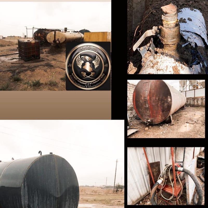 وكالة الاستخبارات : وبعمليات استخباراتية تضبط اكثر من   ١،٠٠٠،٠٠٠ مليون لتر من مشتقات النفطية