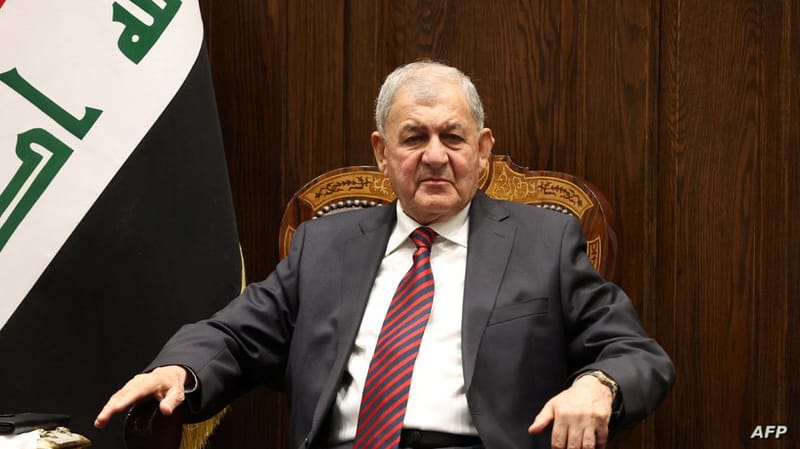 الرئيس العراقي يؤكد على أهمية "تحقيق توزيع عادل للمياه بين الدول المتشاطئة"