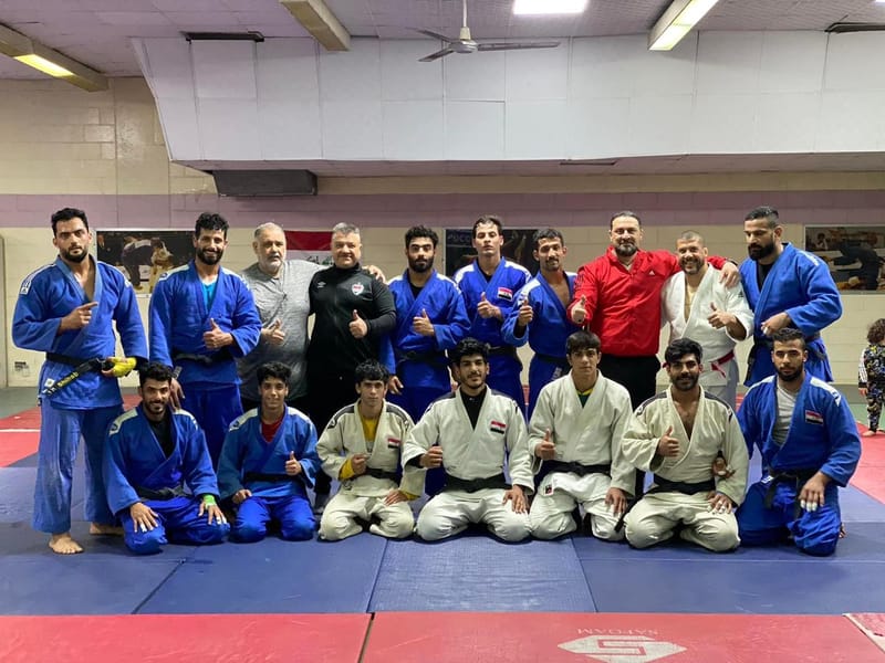 جودو العراق يعسكر في اربيل وإيران استعدادا لمواجهات الجزائر