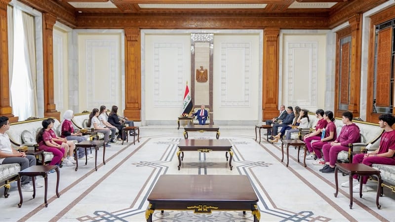 رئيس الجمهورية يؤكد ضرورة الارتقاء بمستوى التعليم في العراق