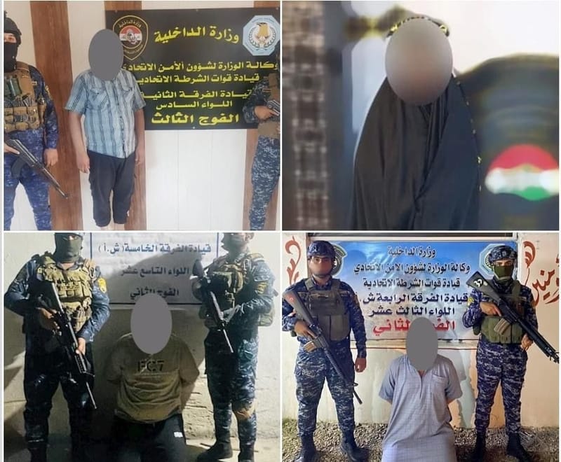 بينهم امرأة .. اعتقال 4 متهمين بالاتّجار بالبشر والسرقة في بغداد وسامراء