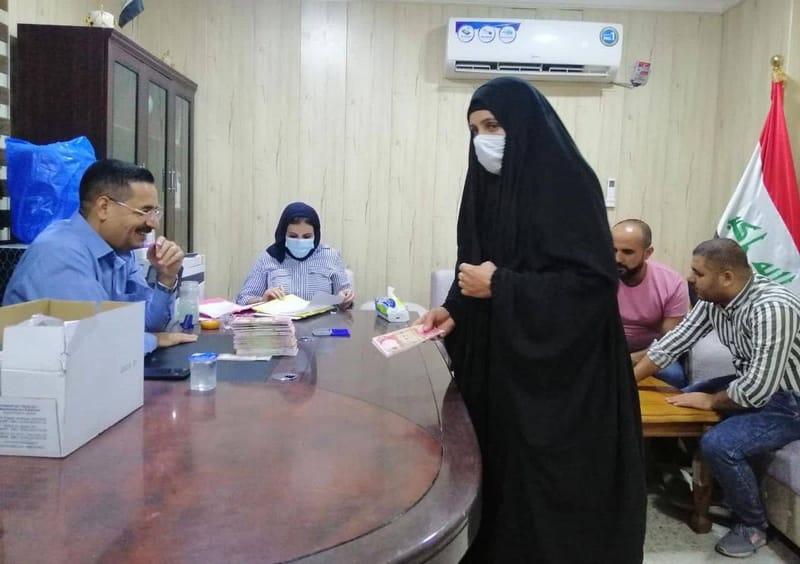 الدفع الالكتروني يصل الى اللاجئين في العراق بتمويل أممي