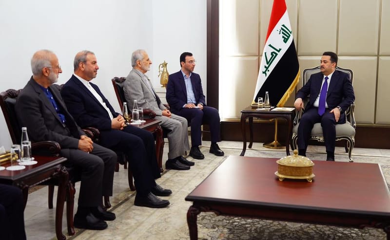 السوداني يستقبل رئيس المجلس الستراتيجي للعلاقات الخارجية الإيرانية