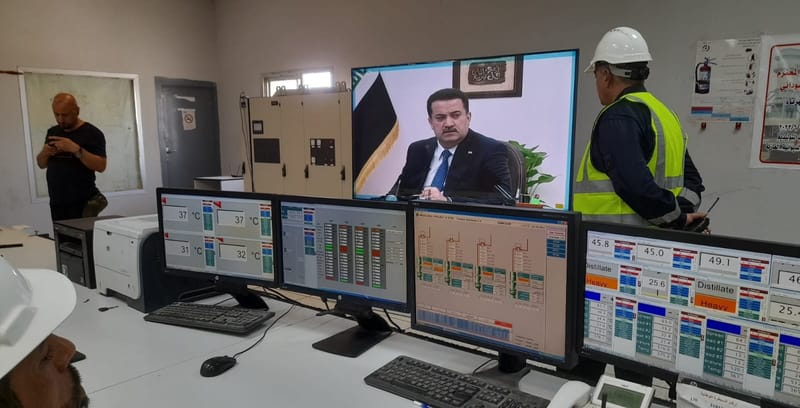 السوداني يفتتح المرحلة الأولى من مشاريع تطوير الوحدات الغازية العاملة ورفع كفاءتها