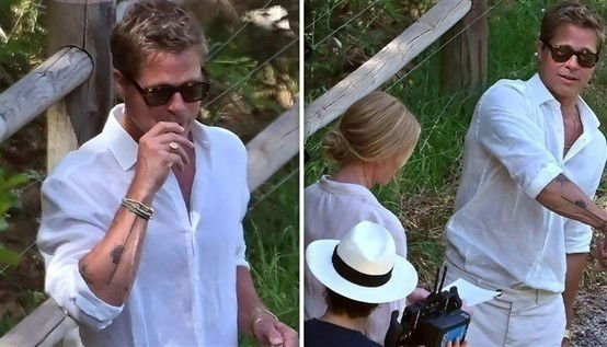 براد بيت يبدو أصغر سناً في إعلان دعائي جديد