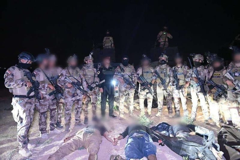 جهاز مكافحة الإرهاب يقتل 5 إرهابيين في كركوك