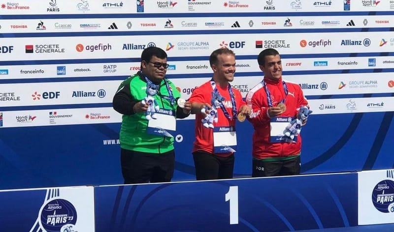 العراق يحصل على وسام فضي في بطولة العالم لألعاب البارالمبي