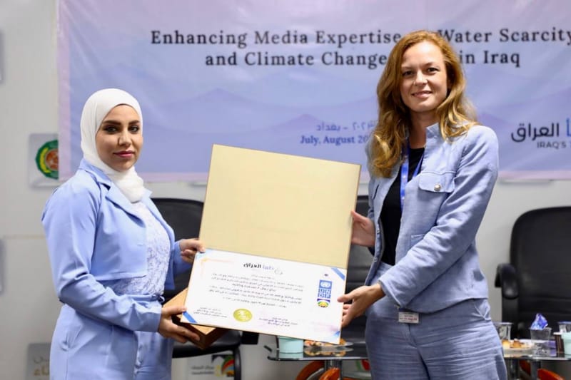 مديرة مشروع التغير المناخي "يوليا ايسايفا"  : يجب العمل على زيادة الوعي بقضايا التغير المُناخي وندرة المياه