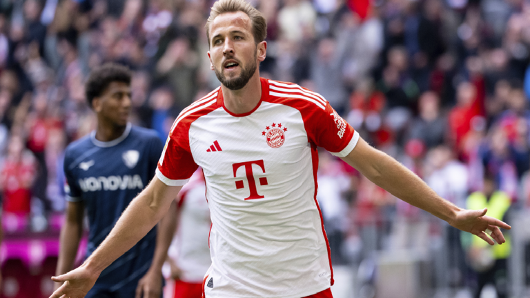 كين يسجل "هاتريك" ويقود بايرن لاكتساح بوخوم
