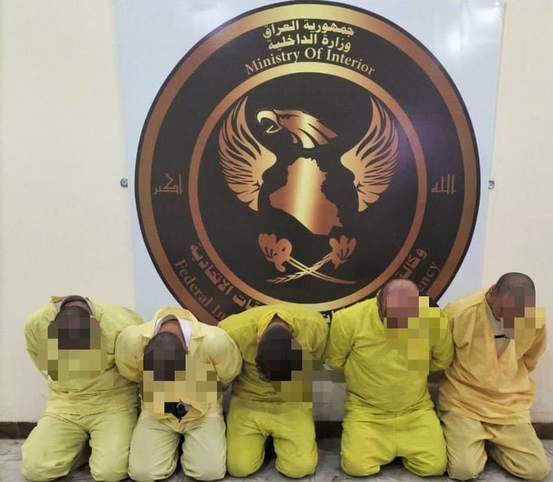 الإطاحة بخمسة "إرهابيين" في نينوى