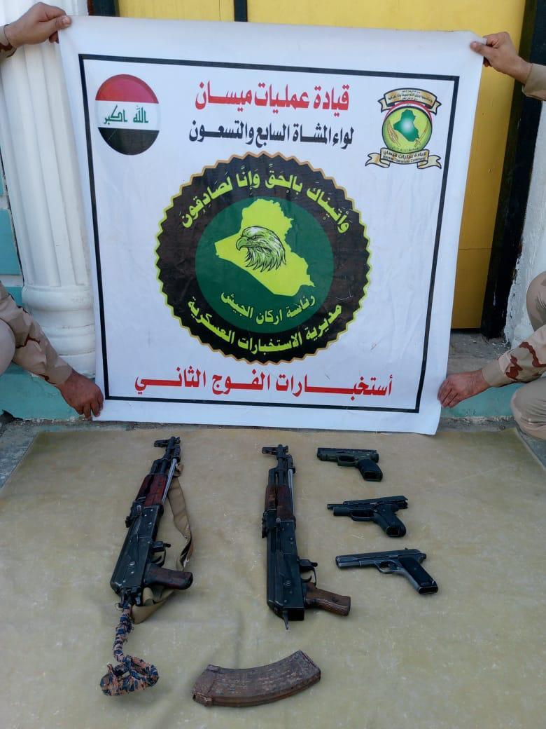 قيادة عمليات ميسان تستمر في عمليات البحث والتفتيش وتلقي القبض على عددً من مثيري النزاعات العشائرية