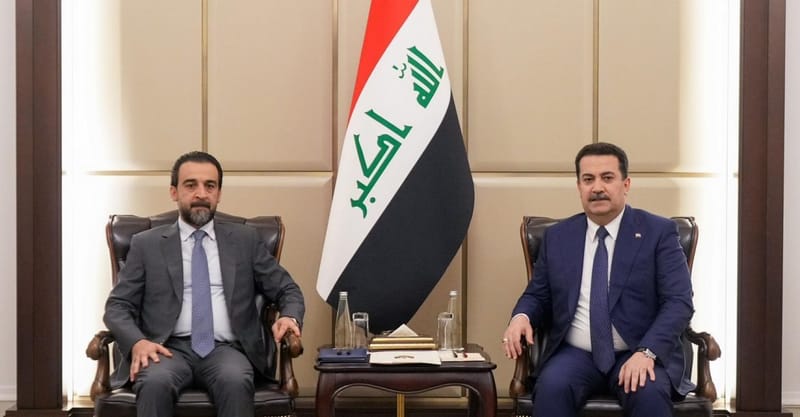 الحلبوسي والسوداني يؤكدان على اجراء الانتخابات في موعدها وتوفير الدعم لهذا الاستحقاق