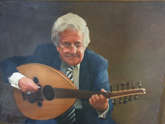 تضمنت قطع موسيقية على آلة العود للموسيقار سامي نسيم