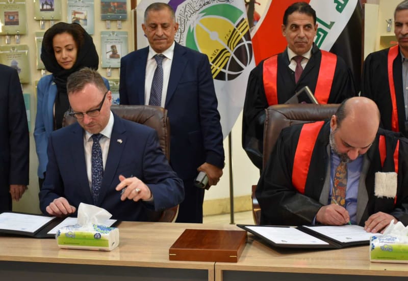 فريق التحقيق (يونيتاد) يطلق برنامج تعاون مع معهد العلمين للدراسات العليا