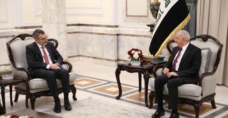 رئيس الجمهورية: أهمية تضافر الجهود لإيجاد الحلول الكفيلة بحصول العراق على حصته من المياه