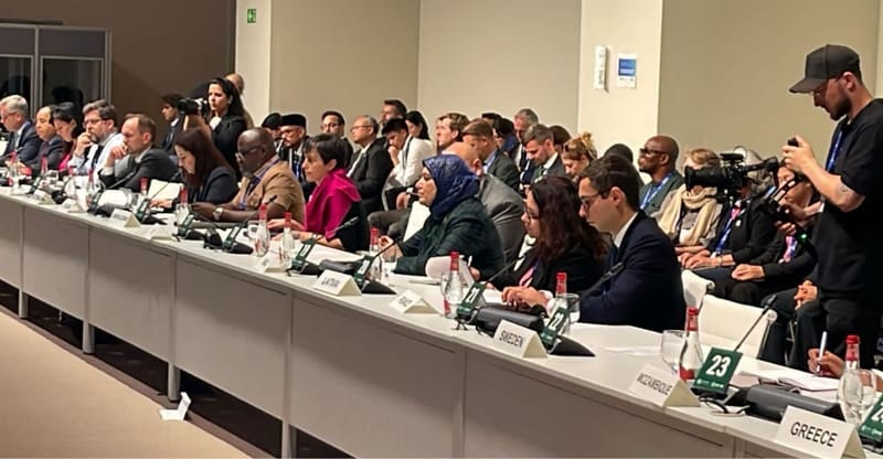 وزيرة المالية العراقية تشارك في اجتماعات تحالف يتعهد بإعادة العالم إلى "المسار الصحيح" مناخياً