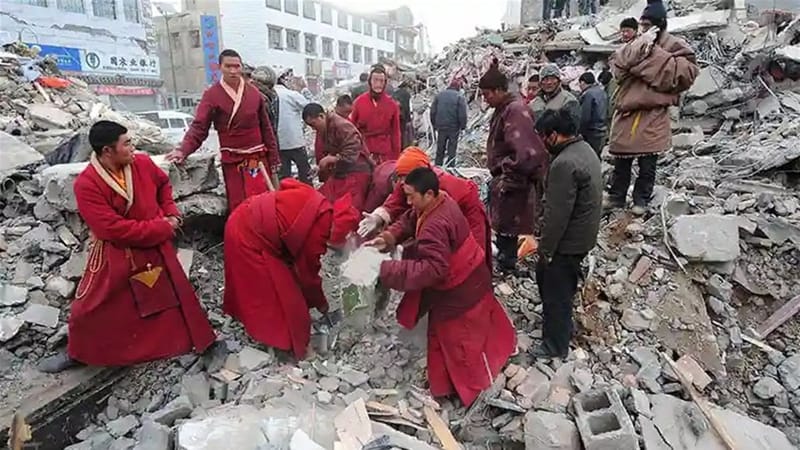 ارتفاع حصيلة زلزال في الصين إلى 111 قتيلا