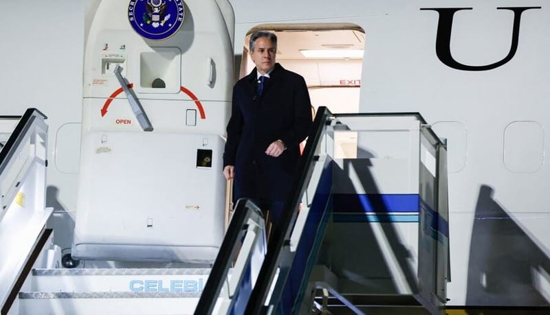 بلينكن يصل إسطنبول في محطة أولى ضمن جولته في المنطقة