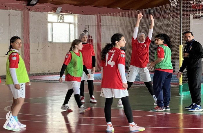معسكر ناجح لمنتخب النت بول النسوي في السليمانية