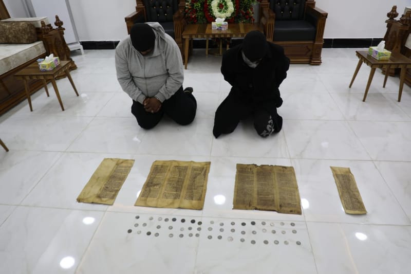 بالجرم المشهود.. الإطاحة بعصابة لتهريب الآثار في واسط