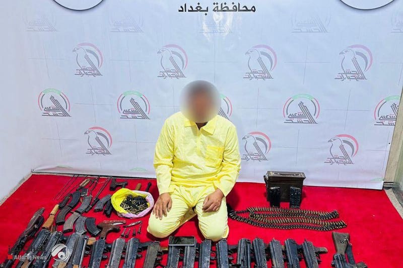 الحشد الشعبي يطيح بتاجر أسلحة في بغداد