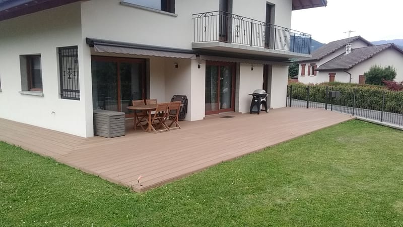 Terrasse bois composite