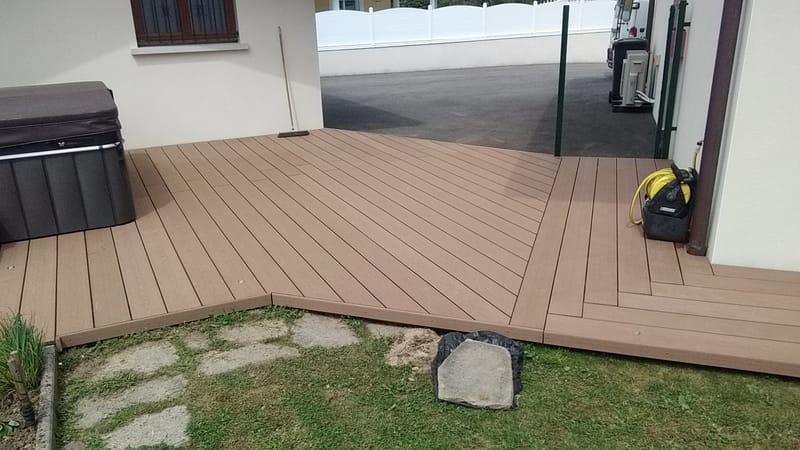 Terrasse bois composite