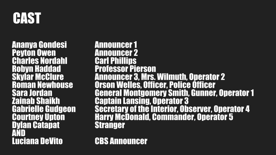 War of the Worlds - 2020 - Fall