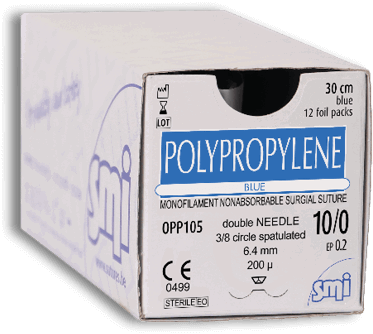 FIL DE SUTURE OPHTALMO  10/0-POLYPROPYLENE NON ABSORBABLE