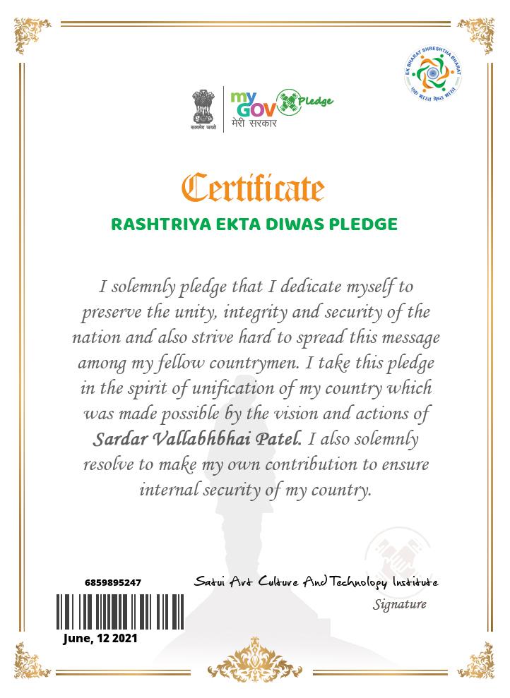 Testimonial  Certificates