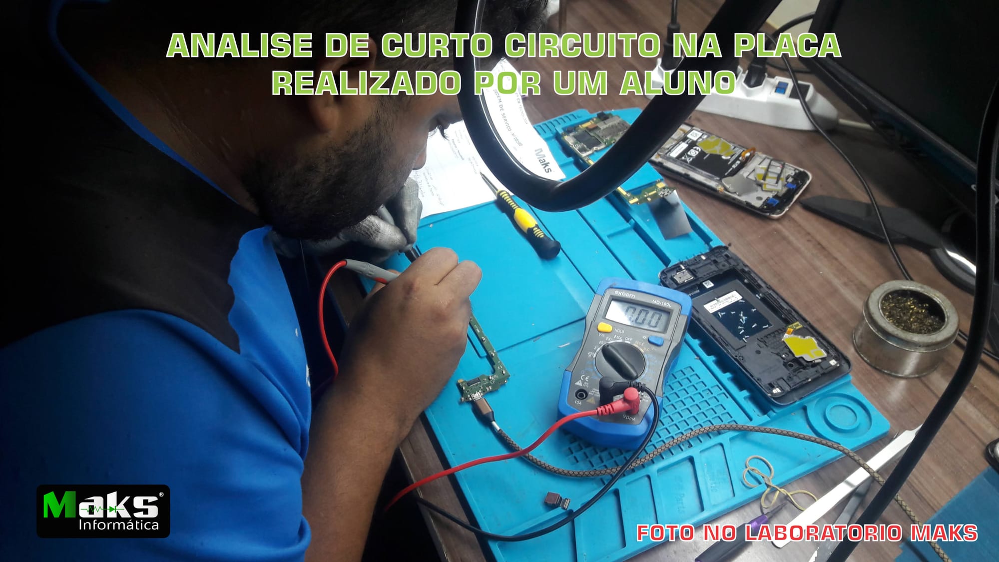 CURSO PRESENCIAL EM REPARO DE CELULARES DE MODO PROFISSIONAL