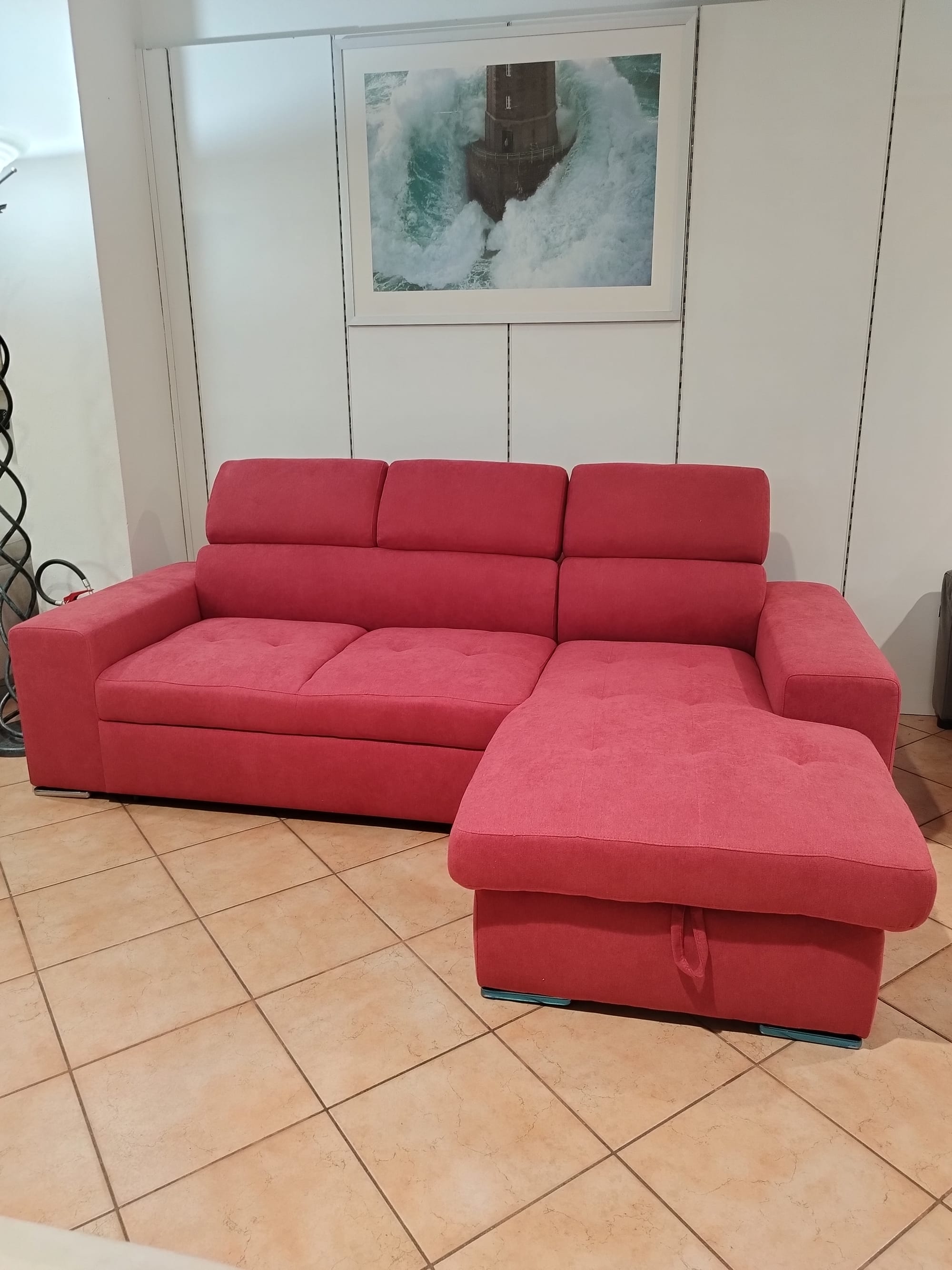 BARI tessuto enjoy rosso