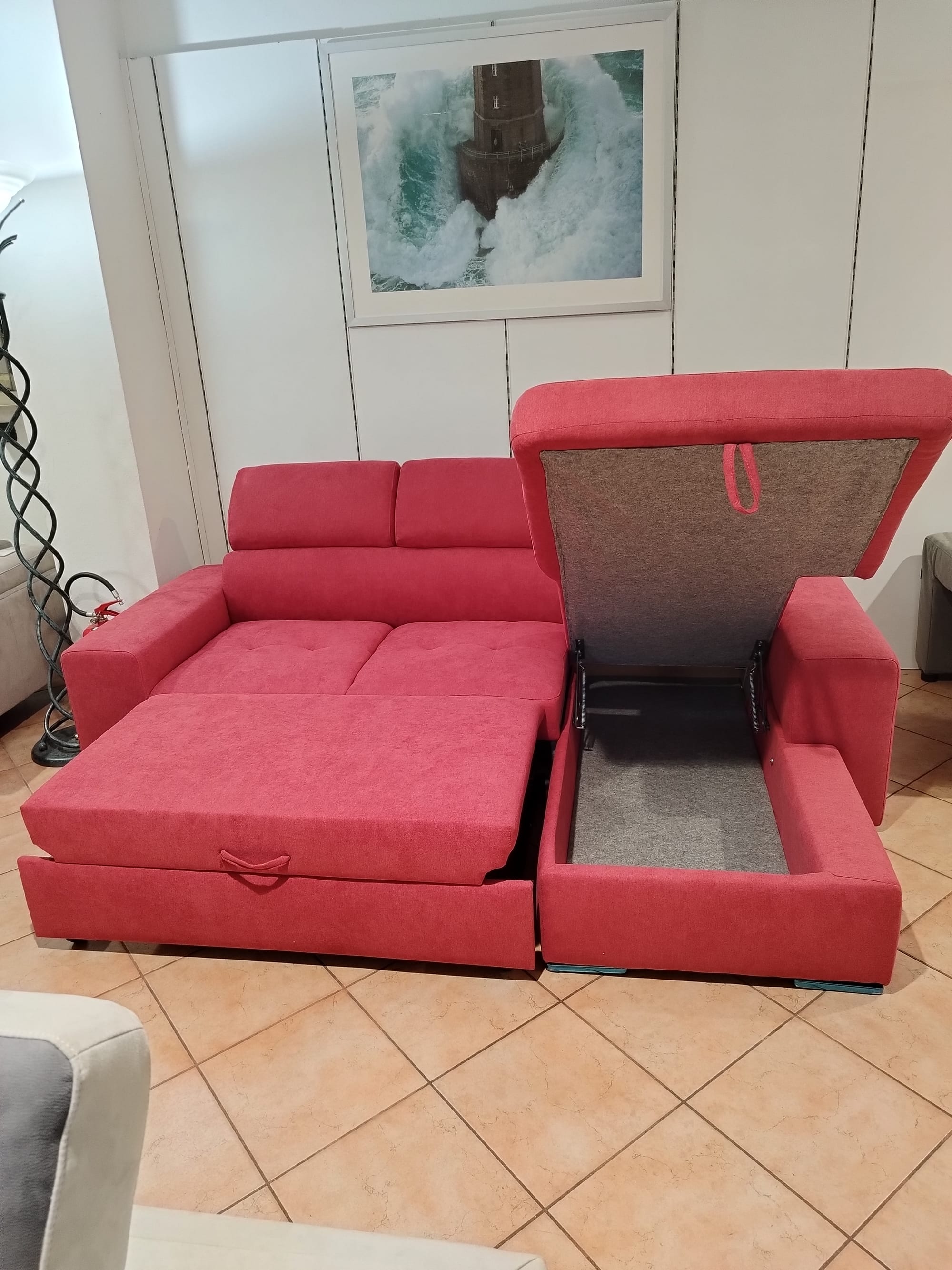 BARI tessuto enjoy rosso