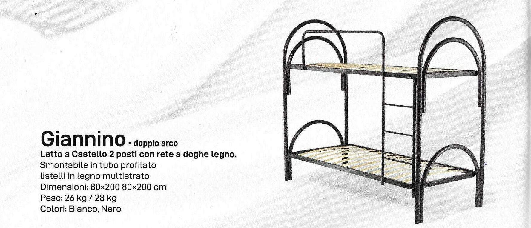 LETTO A CASTELLO MODELLO GIANNINO