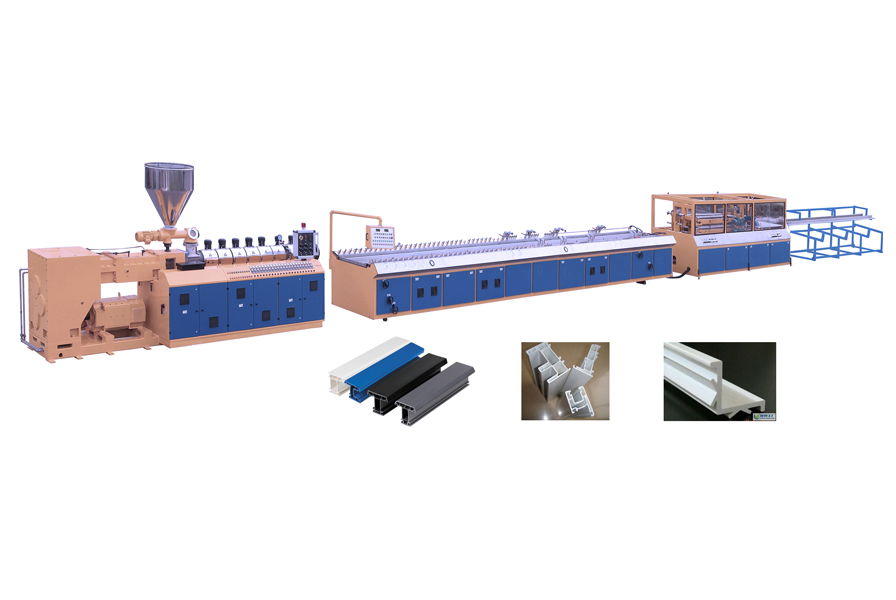 Plastic PVC Profile Hollow Livestock Extrusion Machine