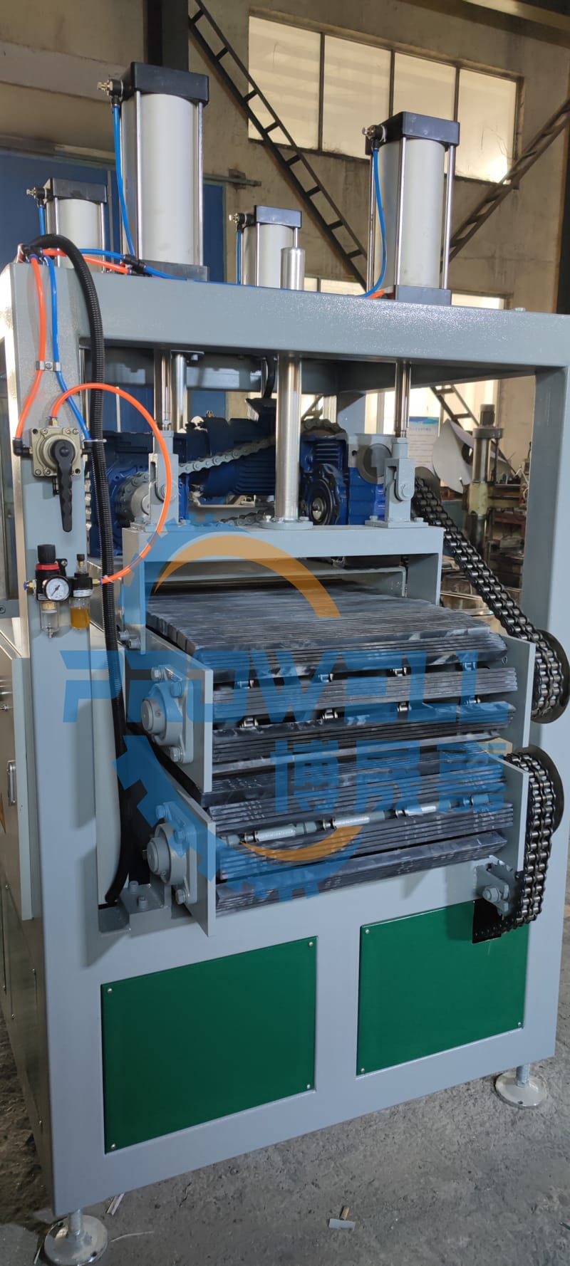 PVC Profile pulling Double Crawler Tractor Profile Haul off machine
