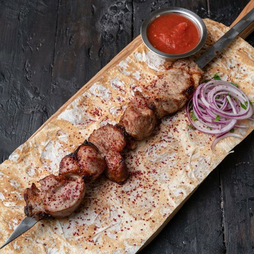 Шашлык из мякоти телятины