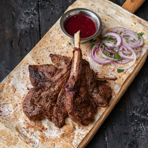 Шашлык из каре телятины