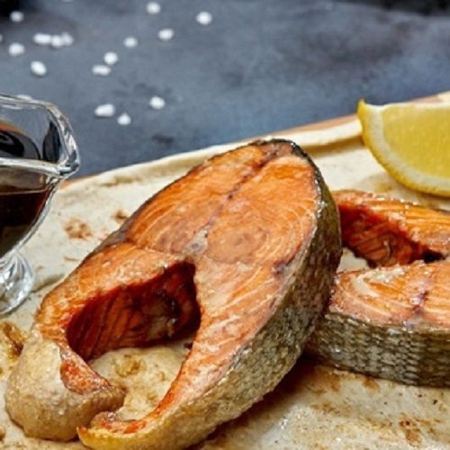 Лосось на углях