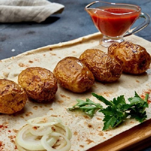 Картофель с салом