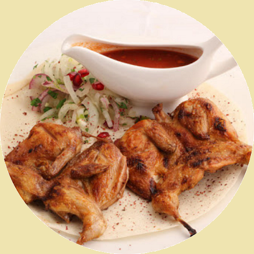 Перепела на мангале